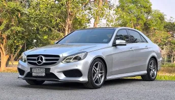 MERCEDES-BENZ E300 BLUETEC HYBRID AMG DYNAMIC สีเทา ปี 2014