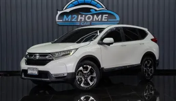 HONDA CR-V 1.6 Turbo EL 4WD AT ปี 2017 จด 2018 สีขาว