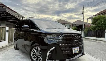 TOYOTA ALPHARD 2.5 Z TOP OPTION ปี 2024 จด 2025 สีดำ