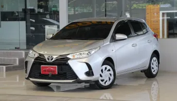 Toyota YARIS 1.2 Entry ปี 2021 รถบ้านมือเดียว ไมล์แท้4x,xxxโล เข้าศูนย์ตลอด ไม่เคยติดแก๊ส ออกรถ0บาท