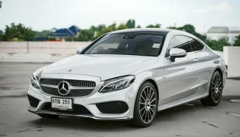 New !! Benz C250 Coupe AMG ปี 2018 เกียร์ 9 Speed แล้ว สภาพสวยมาก ราคาเร้าใจเหมือนเดิม