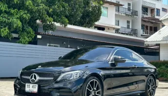 2020 จด2023 Benz C200 Coupe Amg Dynamic W205 สีดำ