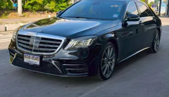 2018 MERCEDES-BENZ S350d AMG Premium 3.0 V6 สีดำ
