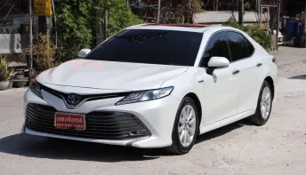 2019 Toyota CAMRY 2.5 HEV  Hybrid Premium Luxury รถเก๋ง 4 ประตู ออกรถฟรี ผ่อน 15,xxx.-/7ปี