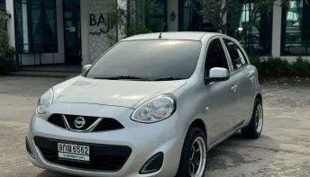 Nissan March 1.2 E เกียร์ออโต้ ปี 2019 สีบร์อนเงิน