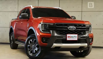 2023 Ford RANGER 2.0 Double Cab WildTrak Hi-Rider AT ไมล์แท้ รับประกันตัวรถ 5 ปี 150,000 KM B4890