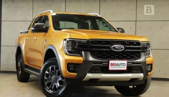 2025 Ford RANGER 2.0 Double Cab WildTrak Hi-Rider AT ไมล์แท้ 1 หมื่น รับประกัน 5ปี 150,000KM B7097