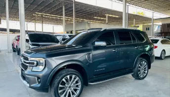 FORD EVEREST 3.0 PLATINUM 4WD V6 2024 รถสวย มือแรก สภาพป้ายแดง ไมล์ 2 หมื่น TOP รับประกันตัวถังสวย