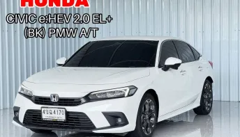 เบนซิน-ไฟฟ้า วิ่งน้อย สภาพดี ฟรีดาวน์  Honda CIVIC e:HEV 2.0EL+ รถเก๋ง 4 ประตู 
