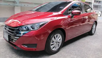 2024 NISSAN ALMERA 1.0 EL AUTO สีแดง ปุ่มSTART วิ่งน้อย 2,375 กม.รถสวยสภาพใหม่