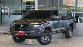 Mitsubishi TRITON 2.4 single cab 4WD ปี 2024 ไมล์แท้17,xxxโล สภาพป้ายแดง Warranty2030 ออกรถ0บาท