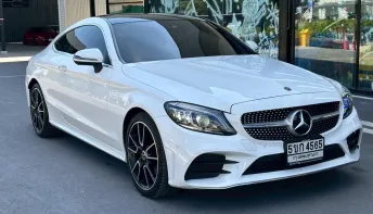 2024 MERCEDES-BENZ C200 2.0 COUPE AMG DYNAMIC สีขาว
