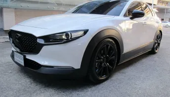 2024 MAZDA CX-30 2.0 C เกียร์AUTO สีขาว ปุ่มSTART   รถสวยสภาพใหม่ มือเดียว 