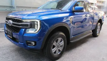 ชุดจดป้ายแดง 2026 FORD RANGER OPEN CAB  เกียร์AUTO สีน้ำเงิน วิ่งน้อย 24,948 กม. รถสวยสภาพใหม่ 