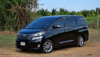 TOYOTA VELLFIRE 2.4 V (Twin Moonroof) ปี 2009 รถตู้ครอบครัวสุดหรู ดูแลถึง เซอร์วิสศูนย์ไทยตลอด