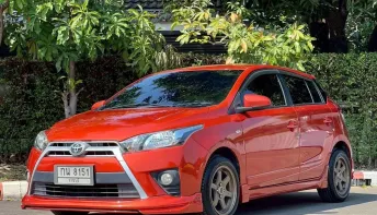 Toyota Yaris 1.2 E AT ปี 2016 สีส้ม