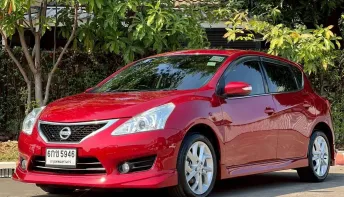 Nissan Pulsar 1.8 V Navi AT ปี 2013 สีแดง