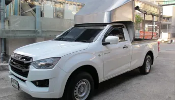 2023 ISUZU DMAX SPARK หัวเดียว 1.9 S เกียร์AUTO สีขาว มีหลังคา วิ่งน้อย 31,373 กม. รถสวยสภาพใหม่ 