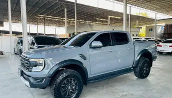 FORD RAPTOR 3.0 V6 4WD ปี 2023 รถสวย มือแรกออกห้าง สภาพป้ายแดง ไมล์น้อย TOP สุด รับประกันตัวถังสวย