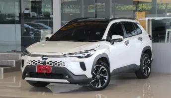 Toyota CorollaCross 1.8 Hybrid Premium Luxury ปี24 ไมล์แท้19,xxxโล Warranty2027 สวยชิดป้ายแดง ฟรีดาว