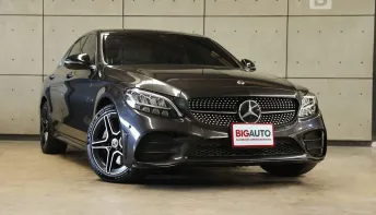 2022 Mercedes-Benz C300 2.0 W205 e AMG Sport Sedan AT ไมล์แท้ 3 หมื่น มือแรกจากป้ายแดง B3554