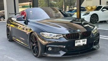 2018 BMW 430i 2.0 Convertible M-Sport สีดำ