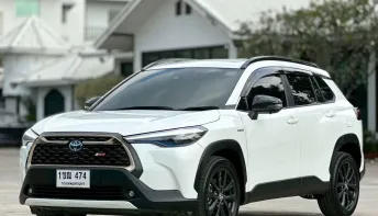 Toyota Corolla Cross 1.8 Hybrid Premium Safety สีขาว ปี 2020
