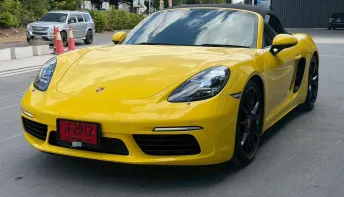 2017 PORSCHE 718 BOXSTER 2.0 Turbo สึเหลือง