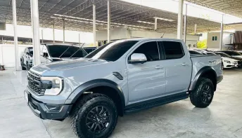 FORD RAPTOR 2.0 Bi-TURBO 4WD 2024 รถสวย มือแรกออกห้าง สภาพป้ายแดง ไมล์ 3 หมื่น TOP รับประกันตัวถัง