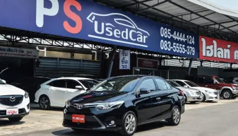 Toyota Vios 1.5 S ปี 2016 ฟรีเงินดาวน์ ออกรถไม่ต้องใช้เงินสักบาท รถสภาพสวยพร้อมใช้ เลขไมล์น้อย