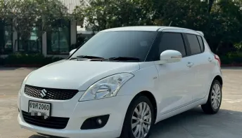 Suzuki Swift 1.25 Glx AT ปี 2013 จด 2014 สีขาว