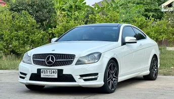 2013 MERCEDES-BENZ C180 COUPE AMG สีขาว