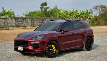 PORSCHE Cayenne E-Hybrid [แต่ง Facelift Turbo GT] ปี 2017 ไมล์น้อย ใส่ของแต่งแบบจุกๆ เกือบล้าน!