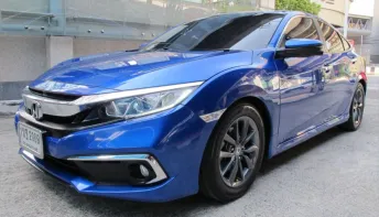 2020 HONDA CIVIC 1.8 EL AUTO สีน้ำเงิน รุ่นTOP ปุ่มSTART รถสวยสภาพดี ฟรีดาวน์