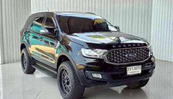 FORD EVEREST 2.0 TURBO TREND ปี 2022 จด 2023 สีดำ AT ขับ 2  โฉม ปี15-22