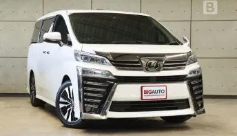 2019 Toyota VELLFIRE 2.5 ZG Edition Van AT ไมล์แท้ รถมือเเรกจากป้ายเเดง MODEL MINORCHANGE B7028