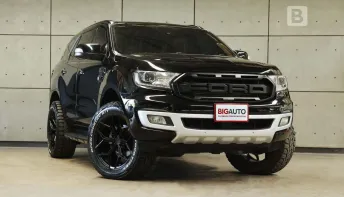 2020 Ford EVEREST 2.0 Titanium+ 4WD SUV AT ไมล์แท้ รถแต่งมาแล้วทั้งคัน ตัวพิเศษภายในสี Cognac  B3853