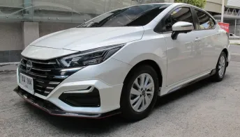 2025 NISSAN ALMERA 1.0 V AUTO สีขาว ปุ่มSTART เบาะหนัง  วิ่งน้อย 18,860 กม. รถสวยสภาพใหม่ ฟรีดาวน์