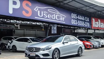 ฟรีเงินดาวน์ ดีเซลล้วนๆไม่มีไฮบริด รุ่นAMG ไมล์น้อย Mercedes-Benz E300 BluetecHybrid (W212) ปี 2015