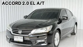 รถเรียบหรู ลุคดูแพง Honda ACCORD 2.0EL รถเก๋ง 4 ประตู 
