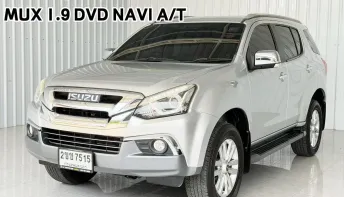 ฟรีดาวน์ รถครอบครัว 7 ที่นั่ง Isuzu MU-X 1.9DVD  Navi SUV 