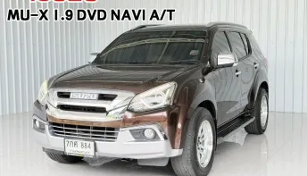 รถบ้าน รถครอบครัว 7 ที่นั่ง Isuzu MU-X 1.9DVD SUV ออกรถง่าย