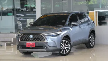 Toyota Corolla Cross 1.8 Hybrid premium ปี 2021 ไมล์แท้8x,xxxโล รถบ้านมือเดียว สวยเดิมทั้งคัน ฟรีดาว
