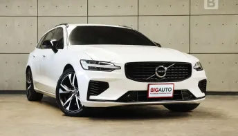 2021 Volvo V60 2.0 Recharge T8 R-Design Expression AWD AT ไมล์แท้ 4 หมื่น ติดฟิล์ม Solar Gard B7419