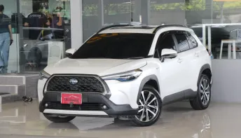 Toyota Corolla Cross 1.8 Hybrid Premium Safety ปี 2022 ซันรูฟ รถบ้านมือเดียว วารันตีศูนย์ ออกรถ0บาท