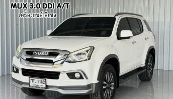 รถบ้าน มือเดียว รถครอบครัว 7 ที่นั่ง Isuzu MU-X 3.0DVD SUV 