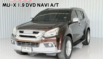 รถบ้าน มือเดียว Isuzu MU-X 1.9 SUV รถสภาพดี มีประกัน