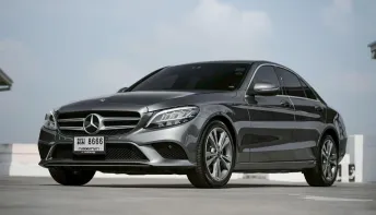 Benz C220d Avantgarde ปี 2018 เครื่องดีเซล ช่วงล่างแน่น รถมือเดียว ป้ายแดง