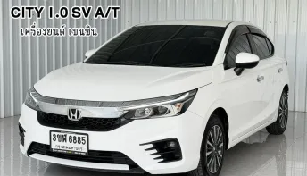 รถบ้านมือเดียว Honda City Hatchback 1.0SV VTEC Turbo รถเก๋ง 5 ประตู 