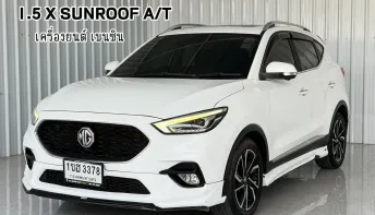 รถบ้าน สภาพดีพร้อมใช้ Mg ZS 1.5X Sunroof รถเก๋ง 5 ประตู 
